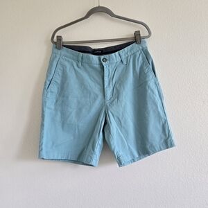 NAUTICA‎ The Deck Short Men's Fin Green Classic Fit Short Flat Front Size 33